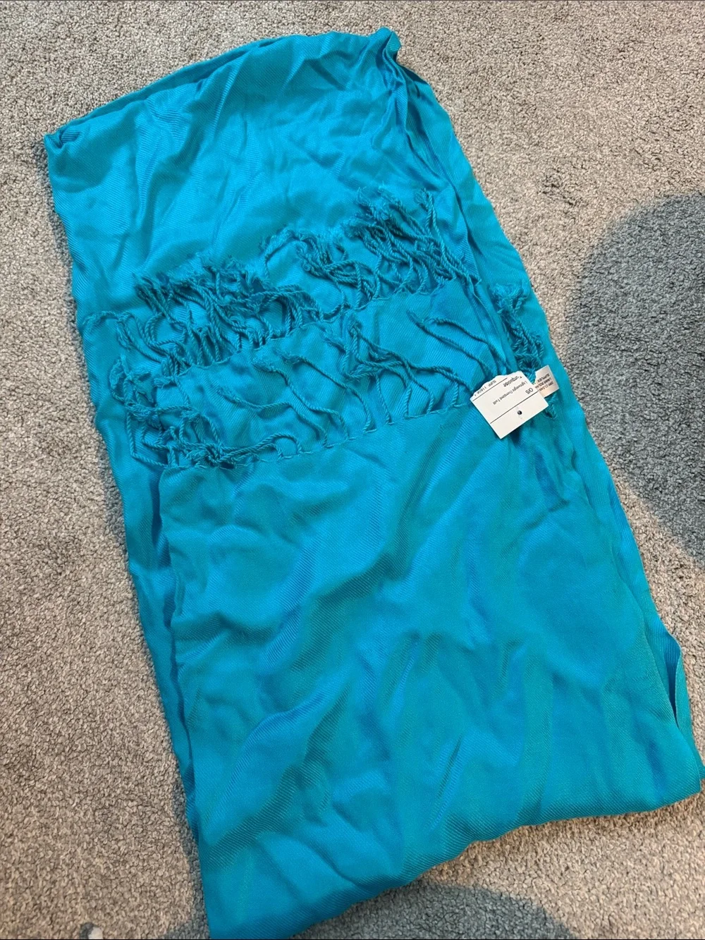 Turquoise Blue Women's Swim Cover-Up Sarong